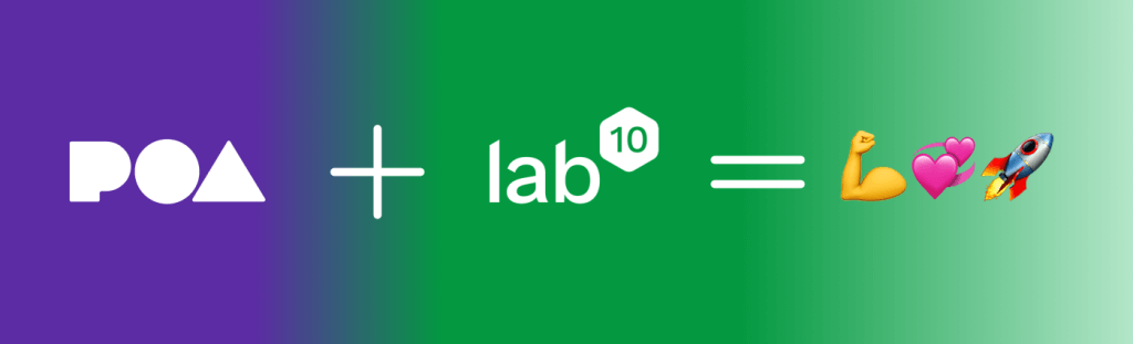 The lab10 collective Partners with POA Network
